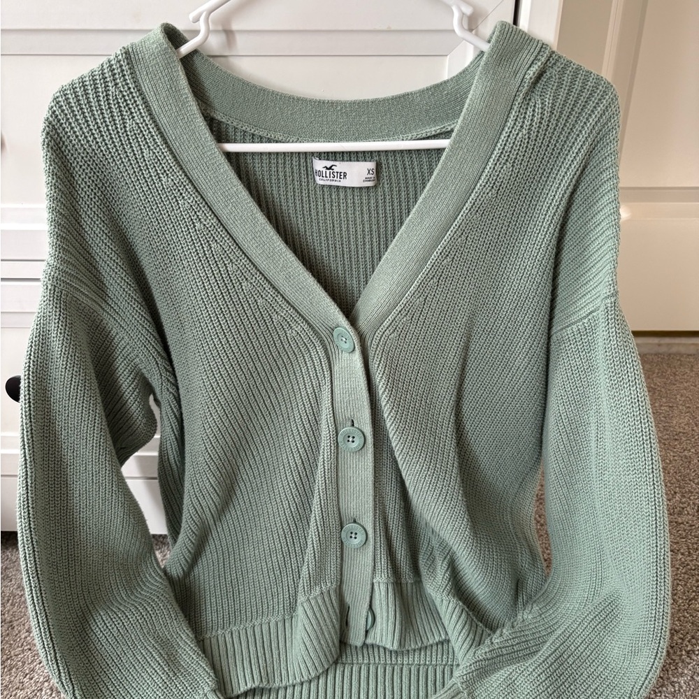 Hollister Sage Green Women's Cardigan